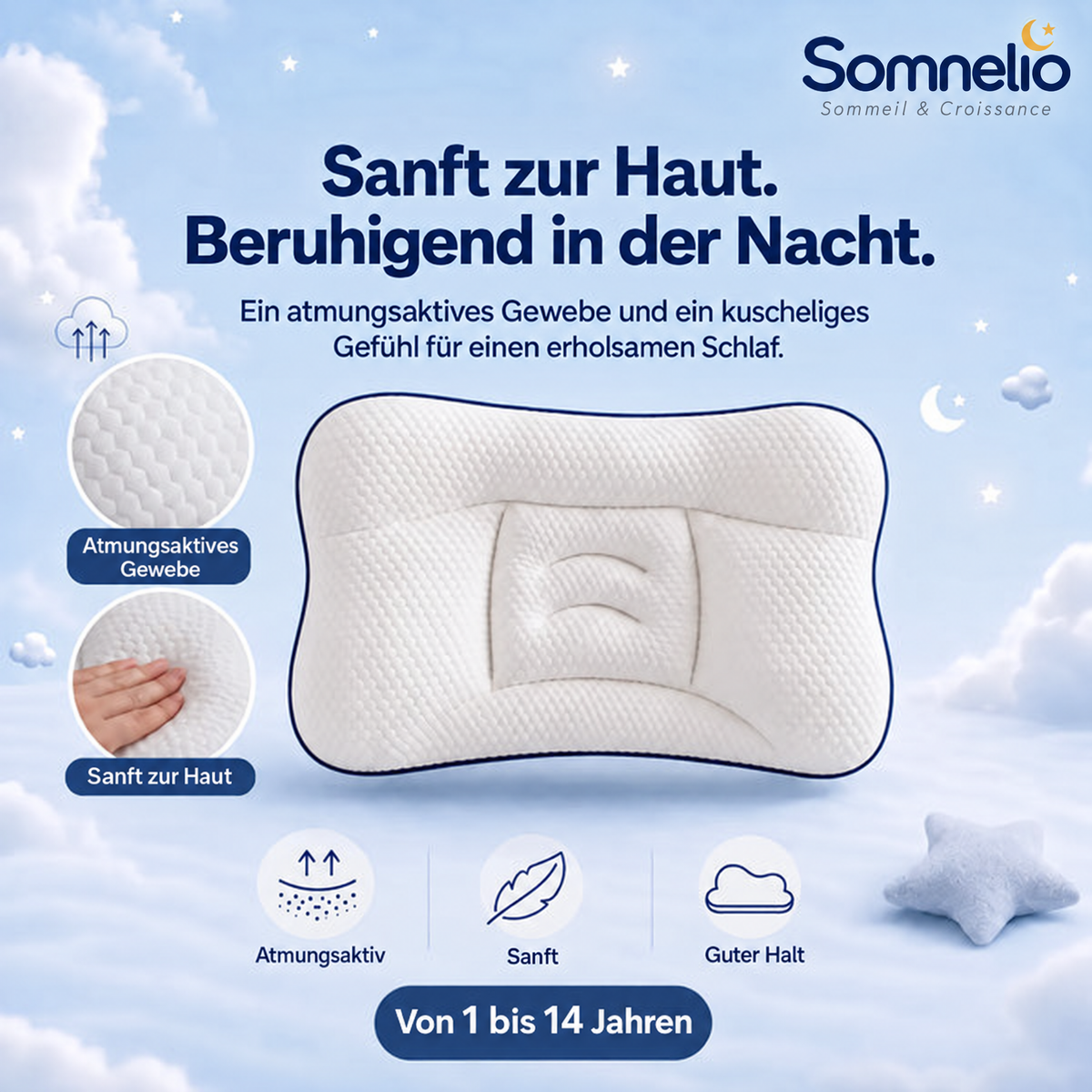 Ergonomisches Junior-Kissen