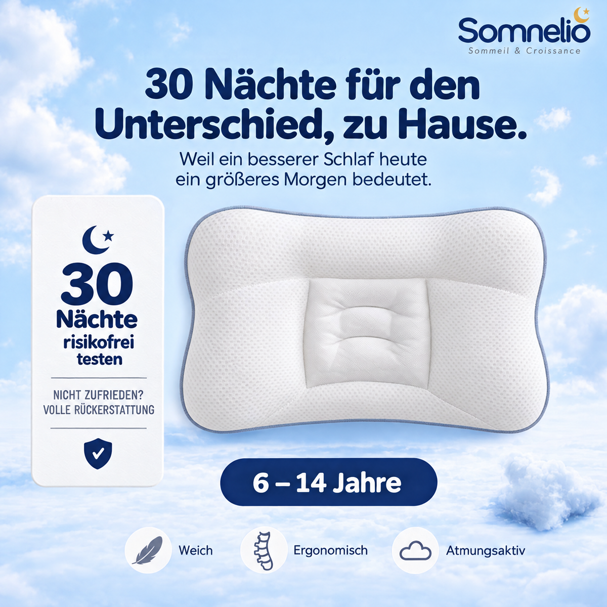 Ergonomisches Junior-Kissen